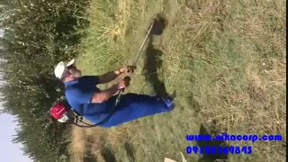 نحوه کار با علف زن پشتی هوندا