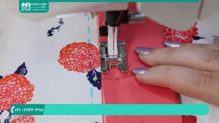 مراحل دوخت جیب شکافی با لبه برگردان برای کت و شلوار