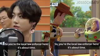 انیمیشنایی که بی تی اس دوبله کردن(شیر شاه، داستان اسباب بازی ها، زوتوپیا)...لامصبا تو همه چی استعداد دارن XD!