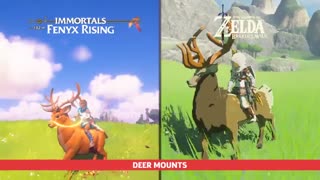 مقایسه بازی Immortals vs. Breath of the Wild