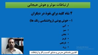 روانشناسی رنگ ها (رنگ ها در ارتباطات و کسب و کار)