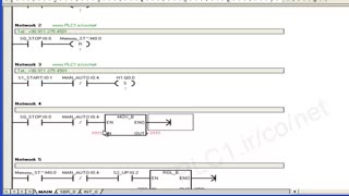 آموزش الگوریتم S7-200 زیمنس ، 13 , چشمک زن