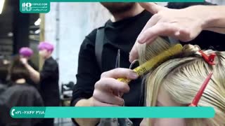 آموزش مدل کوتاهی مو فانتزی زنانه ( مدل کوپ )