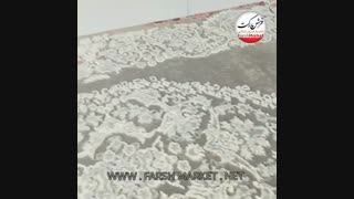 فرش مدرن- طرح ترک وینتیج گلبرجسته کد 6291 - فرش مارکت - خرید اینترنتی فرش کاشان