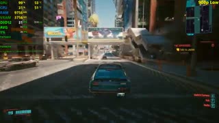 اجرای بازی CyberPunk 2077 بر روی GTX 1050Ti