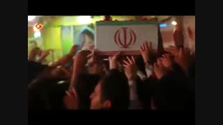 کلیپ تشییع پیکر شهید مدافع حرم رضا طاهر در بابل