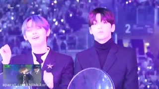 ریکشن سوبین و یونجون به اجرایه Boy with luv از bts