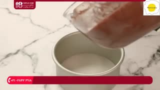 طرز تهیه چیز کیک وانیلی و بیسکوئیتی به روش سرد و گرم