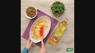 طرز تهیه غذای کوتو روتی با روغن سرخ کردنی بدون پالم غنچه