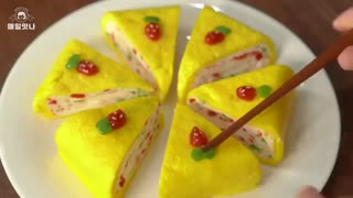 رول تخم مرغ به سبک آسیایی