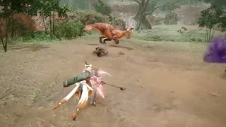 تماشا کنید: مبارزه با تیرکمون در Monster Hunter Rise