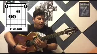 نحوه گرفتن آکوردهای باره دار روی دسته گیتار