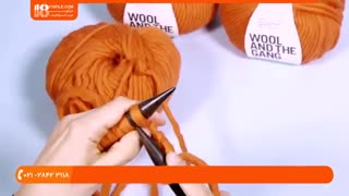 نحوه بافت شال گردن تریکو با استفاده از قلاب