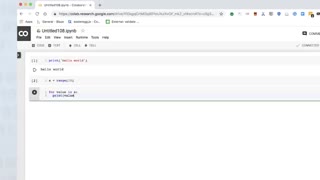 Get started with Google Colaboratory (Coding TensorFlow)