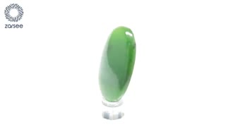 نگین یشم اصل تراش بیضی کد N91