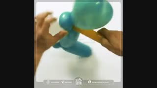 آموزش بادکنک آرایی دایناسور