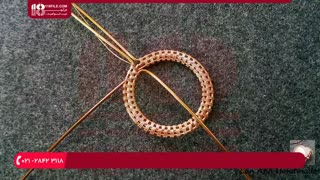 آموزش ساخت گردنبند با سیم مسی و سنگ بزرگ