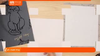 الگو دوخت کیف پارچه ای بند دار زیبا برای دانشگاه