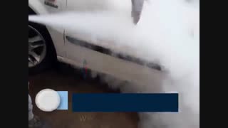 شستشوی بدنه ی خودرو با بخار