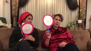 Fatemeh Goudarzi - چالش پرسش و پاسخ خنده دار و جنجالی با فاطمه گودرزی و دریا