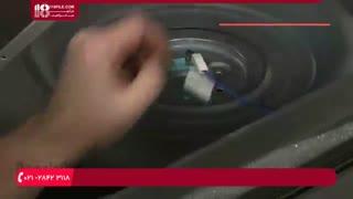 آموزش تعمیر ماکروویو تعویض موتور چرخاننده آن