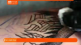 تاتو بدن ::: روش تاتو طرح کوه و جنگل