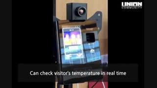 دستگاه حضور و غیاب تشخیص چهره با دوربین تب سنج