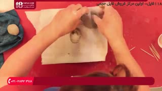 آموزش  نحوه ساختن ظرف آبنبات  با دست