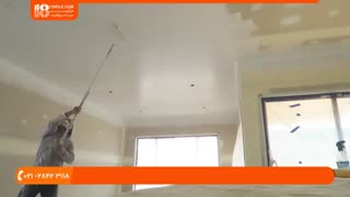 نکات مهم در مورد رنگ آمیزی سقف با پیستوله و غلطک