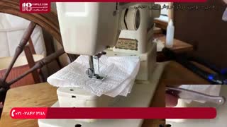 آموزش تعویض دندانه ی جلو دهنده ی پارچه چرخ خیاطی