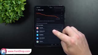 01:43 / 04:42 بررسی باتری سامسونگ گلکسی فولد Galaxy Fold - فونی شاپ