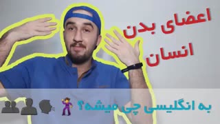 آموزش زبان انگلیسی:اعضای بدن به انگلیسی