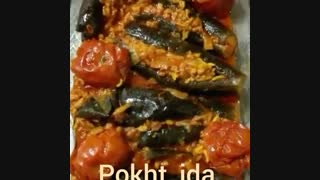 بادمجون وگوجه شکم پر دلمه