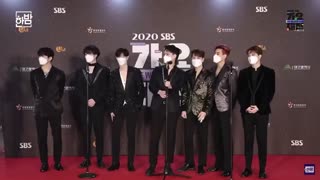 فرش قرمز جشنواره SBS GAYO DAEJEON 2020 با حضور گات سون