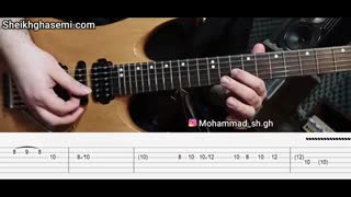 آموزش گیتارالکتریک  آهنگ جو ستریانی فور گاتن forgotten Part 2