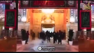 تشییع نمادین حضرت فاطمه زهرا (س) در کربلا