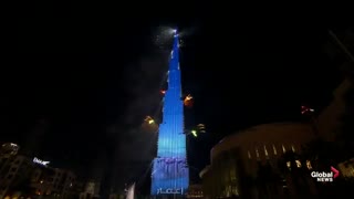سال نو 2021 : دبی جشن آتش بازی خیره کننده ای  از برج خلیفه  به نمایش می گذارد
