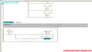 برنامه نویسی یک پروسه صنعتی - PLC , S7-300 , Simatic Manager-مهندس محمد شهری فریمانی
