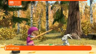 انیمیشن جذاب ماشا و میشا این داستان جاروی پرنده