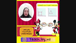 آموزش محور مختصات فصل۴ ریاضی ششم