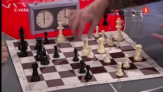 بازی یک دقیقه ای شطرنج فوق العاده حرفه ای در مسابقات