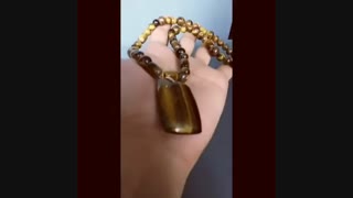 خرید گردنبند سنگ چشم ببر