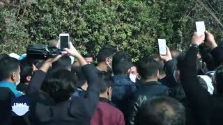 مراسم خاکسپاری مهرداد میناوند