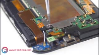 آموزش تعویض باتری گوشی HTC One M8  - فونی شاپ