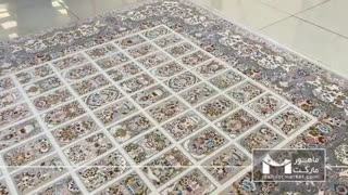 فرش عروس 1200 شانه گل برجسته