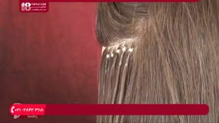 اکستنشن مو - نحوه نصب اکستنشن با رینگ نانو