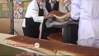 بزرگترین ساندویچ کشور در بابلسر پخت شد