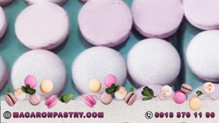 شیرینی ماکارون در کارگاه تولیدی تقی زاه