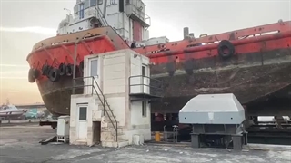 تعمیر یدک کش ocean young توسط شرکت آرین مارین