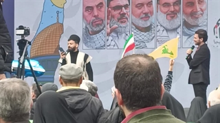 اجرای هادی احمدی روز قدس تهران ۱۴۰۴، دایه دایه وقت جنگه